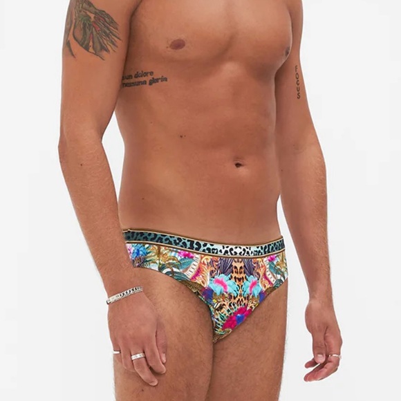 Camilla Vibrant Print Swim Briefs